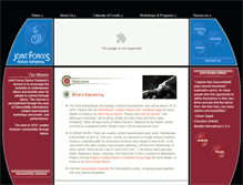 Tablet Screenshot of jointforcesdance.com